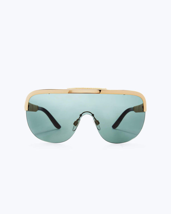 Woven Shield Sunglasses